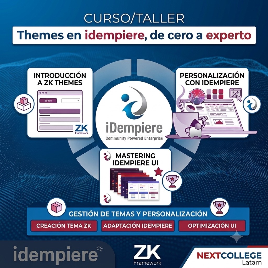 Construye temas de forma profesional en iDempiere UI