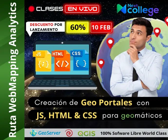 HTML, CSS y JS para Geomáticos