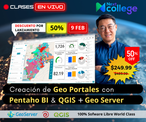 Geo Portales con Pentaho QGIS  + Geo Server