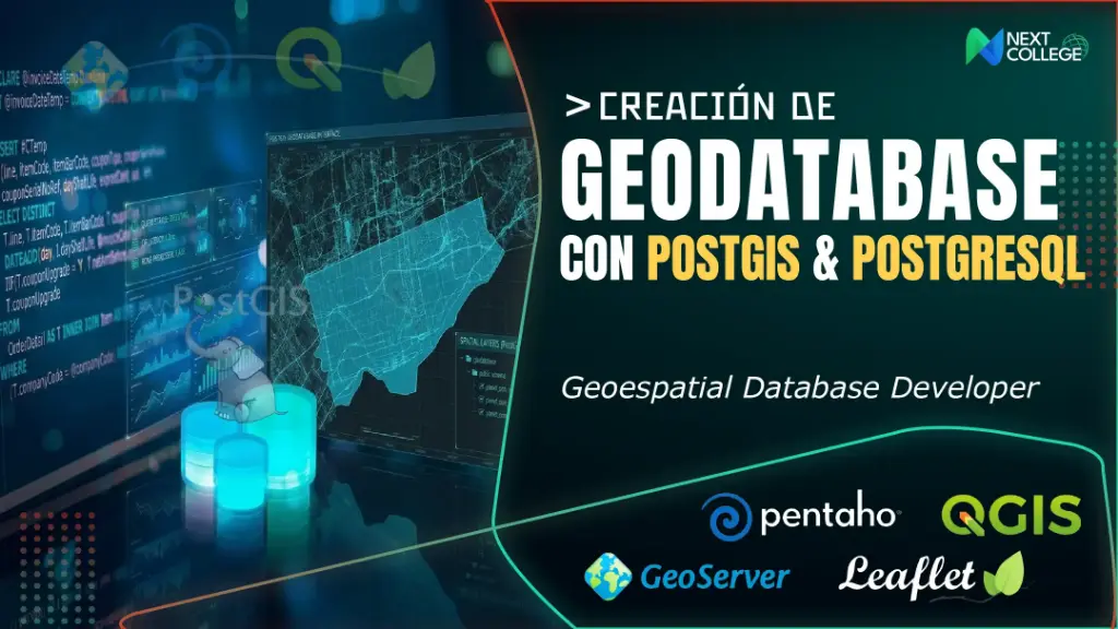 Geodatabase con PostGreSQL y PostGIS